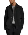 Reiss Navy Cologne Elasticated Hem Harrington Jacket In Navy