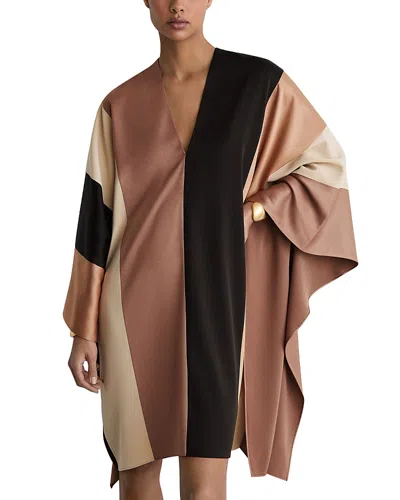 Reiss Color Block Tunic Dress In Multi