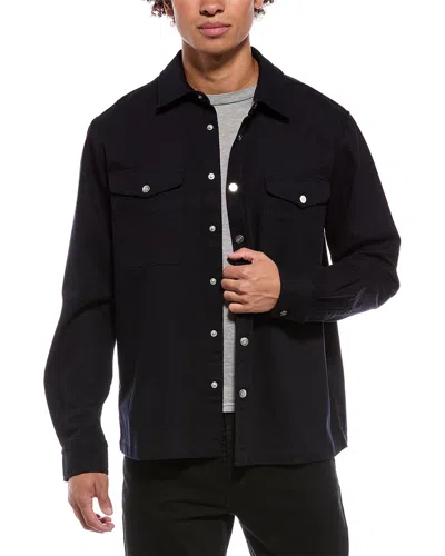 Reiss Connor Overshirt In Black
