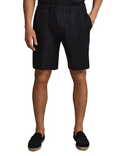 Reiss Conor Drawstring Shorts In Navy