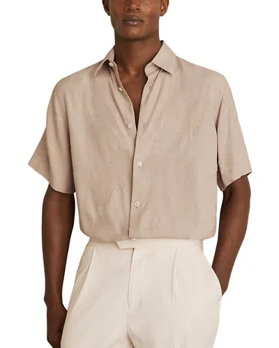 REISS COUPE FLORAL JACQUARD SHIRT