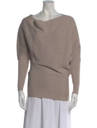 Pre-owned Reiss Cowl Neck Sweater In Neutral