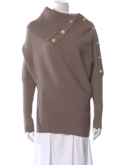 Pre-owned Reiss Cowl Neck Sweater In Neutral