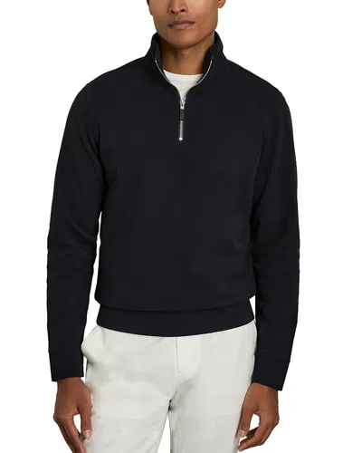 REISS CREEK BRUSHED CORD HALF ZIP SWEATER