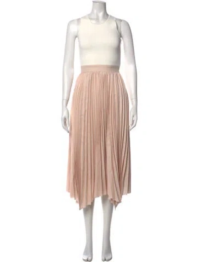 Pre-owned Reiss Crew Neck Long Dress In Pink
