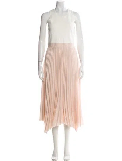 Pre-owned Reiss Crew Neck Long Dress W/ Tags In Pink