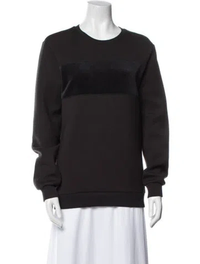 Pre-owned Reiss Crew Neck Sweater In Black