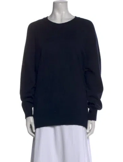 Pre-owned Reiss Crew Neck Sweater In Black