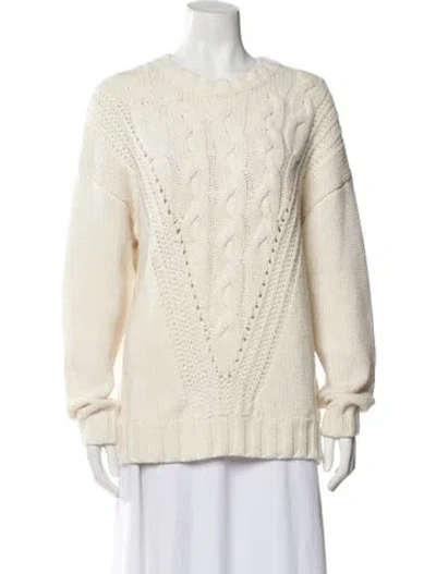Pre-owned Reiss Crew Neck Sweater In Neutral