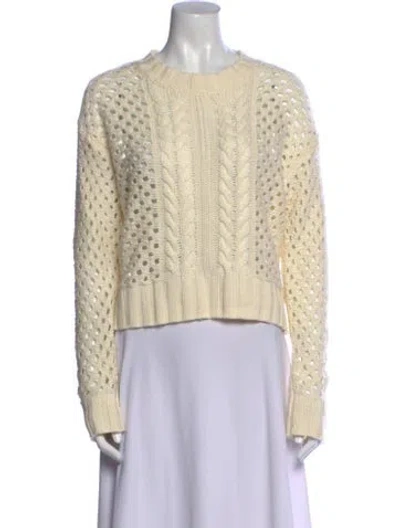 Pre-owned Reiss Crew Neck Sweater In Neutral