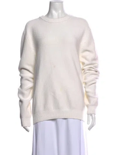 Pre-owned Reiss Crew Neck Sweater In Neutrals