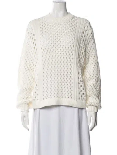 Pre-owned Reiss Crew Neck Sweater In Neutrals