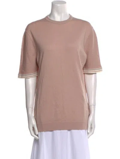Pre-owned Reiss Crew Neck Sweater In Pink