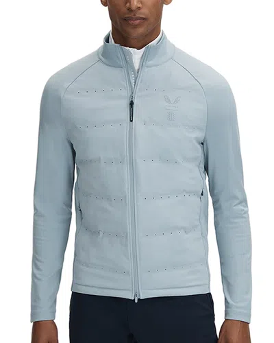 Reiss Cruze Performance Hybrid Top In Blue