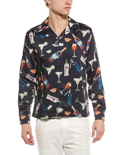 Reiss Cuban Cocktail Shirt In Multi
