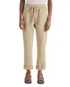 Reiss Womens Brandon Drawstring-waist Modal-blend Jogging Bottoms Mink In Mink