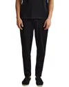 Reiss Cyrus Ottoman Regular Fit Drawstring Pants In Black