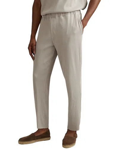 Reiss Cyrus Drawstring Ottoman Pant In Gray