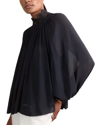 Reiss Czara Top In Black