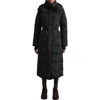 Reiss Dalby Longline Puffer Coat In Black
