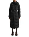 Reiss Dalby Longline Puffer Coat In Black