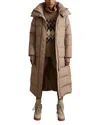 Shop Reiss Dalby Longline Puffer Coat In Mink Neutral