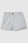 Reiss Dani - Blue Dani Teen Linen Loose Fit Shorts