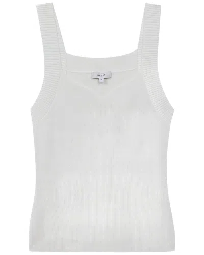 Reiss Dani Knit Top In White