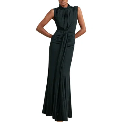REISS REISS DANIELLA RUCHED SLEEVELESS GOWN