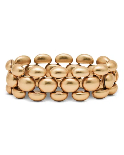 Reiss Darcy Dome Link Flex Bracelet In Gold