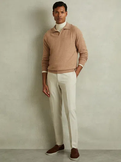 Reiss Dark Brown Suede Slip-on Loafers