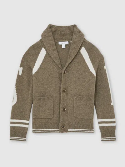 Reiss Kids' Dark Green Cardigan