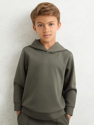 REISS DARK SAGE HOODIE