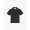 Reiss Jackson Textured Terry-towelling Polo Shirt 9-13