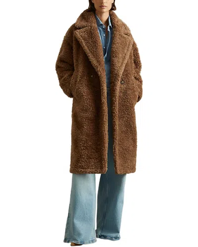 Reiss Darla Coat In Brown