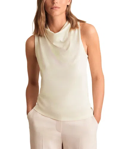 Reiss Darla Cowl Neck Top In Neutral