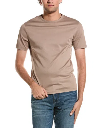 Reiss Day T-shirt In Brown