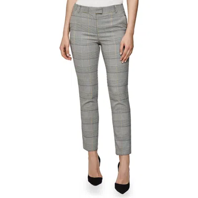 Reiss Deborah Glen Check Slim Ankle Trousers In Multi