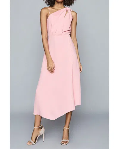 Reiss Delilah Midi Dress In Pink