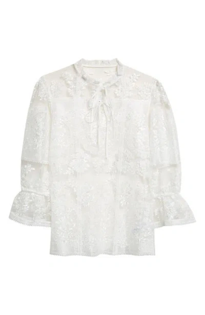 Reiss Demi Lace Top In White
