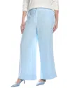 Reiss Demi Linen Trouser In Blue