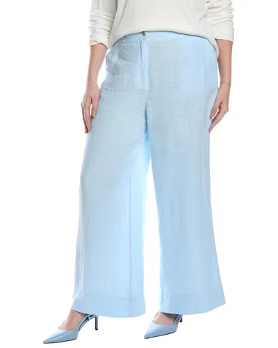 Reiss Demi Linen Trouser In Blue