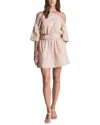Reiss Demi One-shoulder Dress In Brown