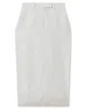 Reiss Denva Burnout Skirt In White