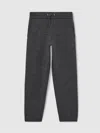 Reiss Kids' Derby Grey Melange 13-14 Yrs Merino Wool Cuffed Joggers In Gray