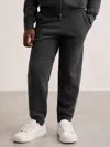 Reiss Kids' Derby Grey Melange 9-13 Yrs Merino Wool Cuffed Joggers In Gray