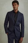 Reiss Bright Blue Wool Single Breasted Blazer In Bright Blue