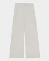 Reiss Womens Devon Wide-leg Woven Trousers White In White