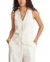 Reiss Devon Vest In White