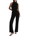 Reiss Milo Cowl Neck Wool-blend Jumpsuit In Black